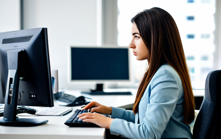 검도와 자기계발 - Focused Concentration**
"A young professional, fully clothed in modest, comfortable office attire, ...