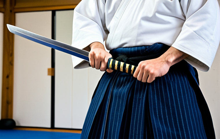 검도 동기 부여 문구 - **Image Prompt:** A diverse group of kendo practitioners in full bogu (armor), practicing drills in ...