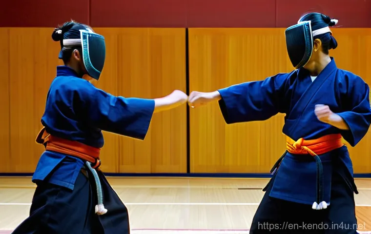 검도 기록 앱 추천 - **Prompt:** A focused Kendo practitioner, a young woman in her early 20s, sits respectfully on the w...