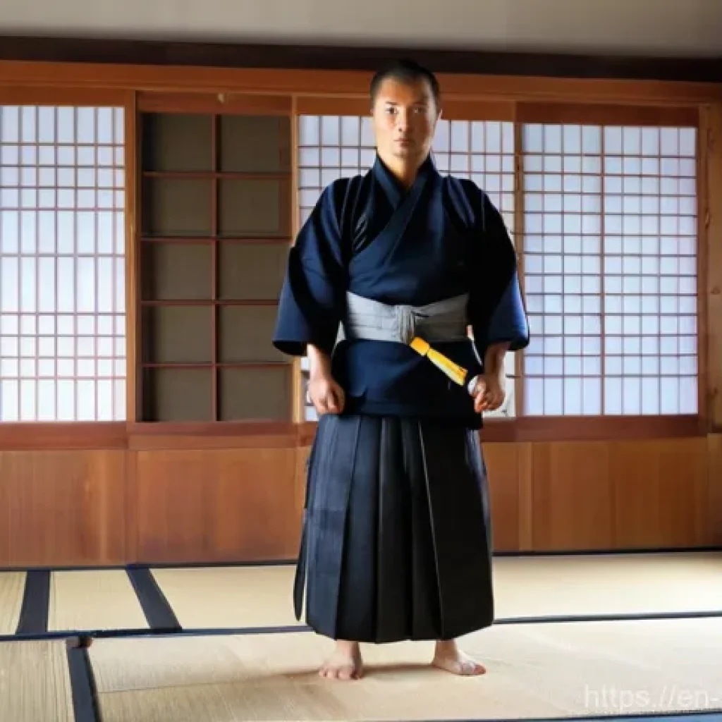 검도 명장면 리뷰 - **Prompt:** A highly skilled adult Kendo practitioner, male or female, in full, well-maintained kend...